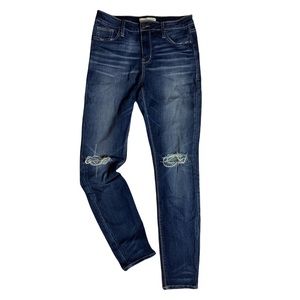 Daytrip refined lynx high rise skinny distressed jeans size 30